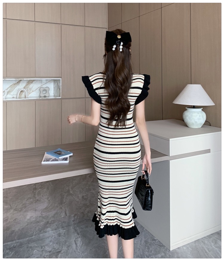 ĐẦM BODY LEN SỌC CAO CẤP D64